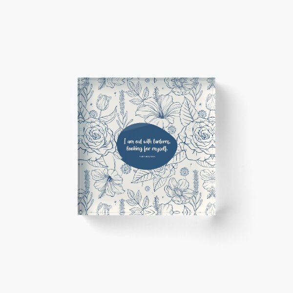 Item preview, I am out with lanterns, looking for myself. ― Emily Dickinson designed and sold by StudioCitrine.