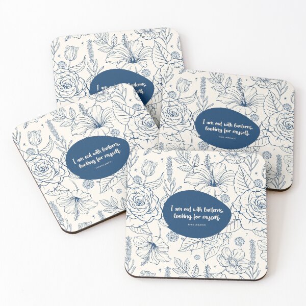 Item preview, I am out with lanterns, looking for myself. ― Emily Dickinson designed and sold by StudioCitrine.