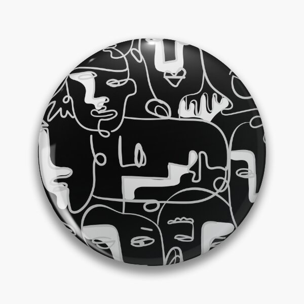 Item preview, Abstract Gray Face Line Drawing designed and sold by m313andrade.