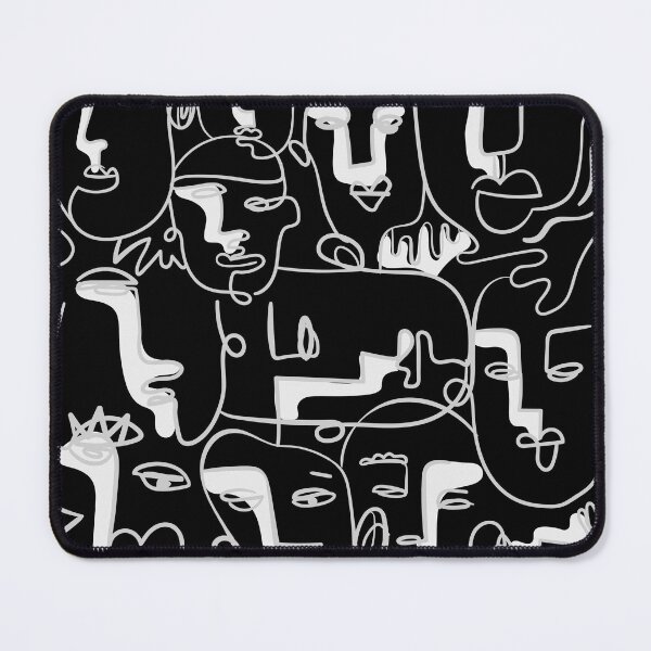 Item preview, Abstract Gray Face Line Drawing designed and sold by m313andrade.