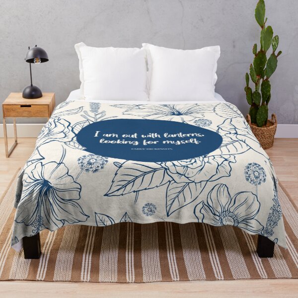 Item preview, I am out with lanterns, looking for myself. ― Emily Dickinson designed and sold by StudioCitrine.