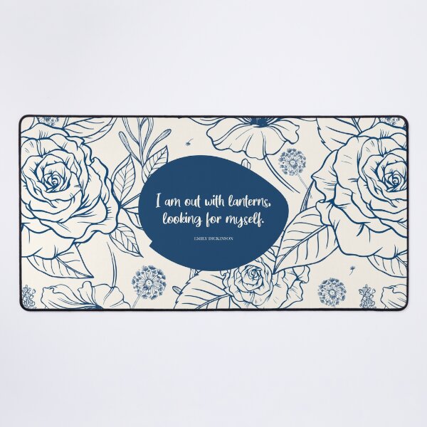 Item preview, I am out with lanterns, looking for myself. ― Emily Dickinson designed and sold by StudioCitrine.