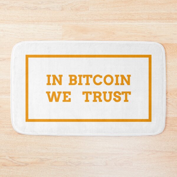 Item preview, In bitcoin we trust - orange designed and sold by PICbyFemke.