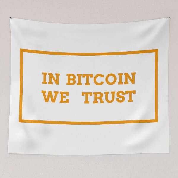 Item preview, In bitcoin we trust - orange designed and sold by PICbyFemke.