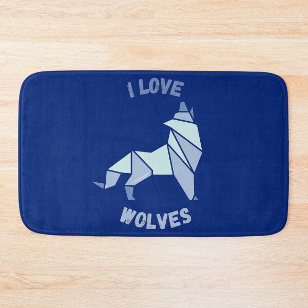Item preview, I love wolves - geometric  designed and sold by LukjanovArt.