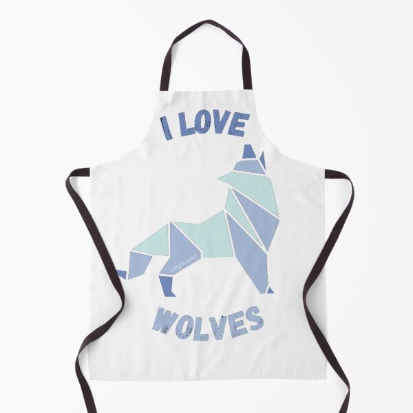 Item preview, I love wolves - geometric  designed and sold by LukjanovArt.