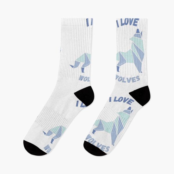 Item preview, I love wolves - geometric  designed and sold by LukjanovArt.