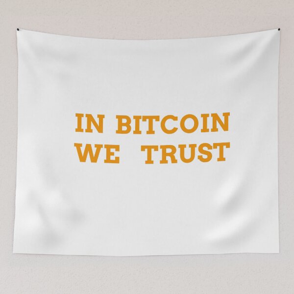 Item preview, In bitcoin we trust - orange designed and sold by PICbyFemke.