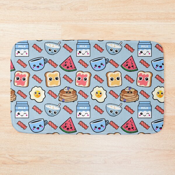 Item preview, Kawaii Breakfast Seamless Pattern, Cute Kawaii Food Graphic designed and sold by GO SHIRT-TEE.