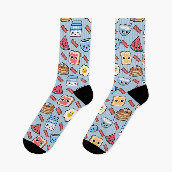Item preview, Kawaii Breakfast Seamless Pattern, Cute Kawaii Food Graphic designed and sold by GO SHIRT-TEE.