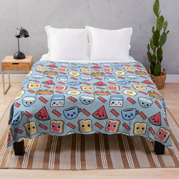 Item preview, Kawaii Breakfast Seamless Pattern, Cute Kawaii Food Graphic designed and sold by GO SHIRT-TEE.