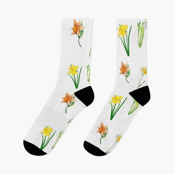 Item preview, Watercolor Daffodil Flowers designed and sold by silviaol.