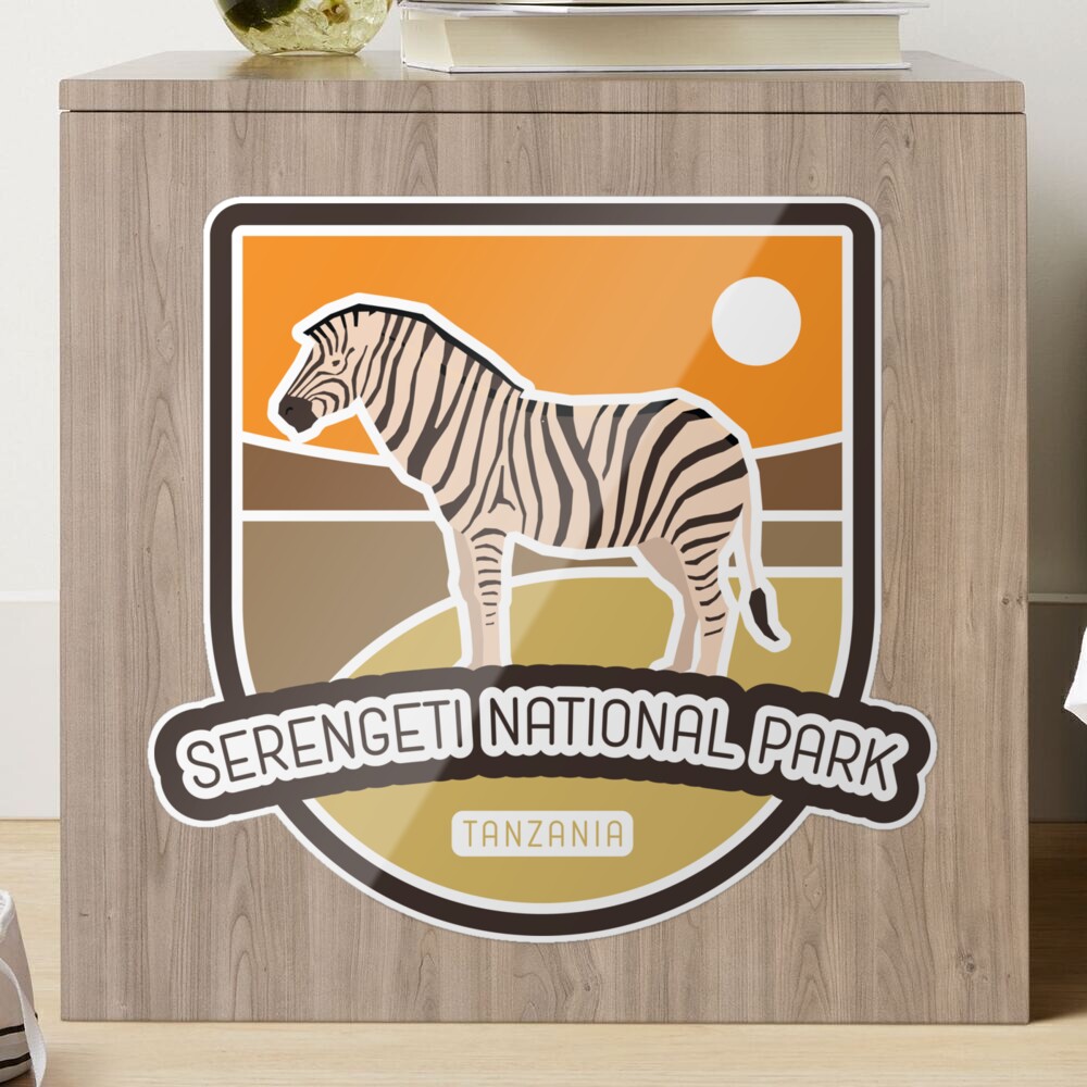 Serengeti National Park – Tanzania Sticker for Sale by Moritz Schwäble