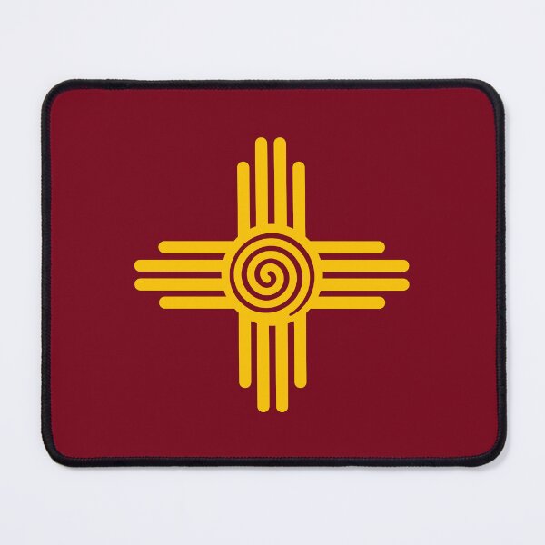 Item preview, Zia Sun, Spiral, Symbol, New Mexico, Flag designed and sold by nitty-gritty.
