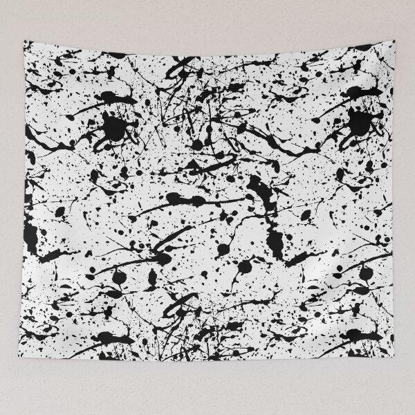 Item preview, Black Splatter Ink Brush Abstract  designed and sold by m313andrade.