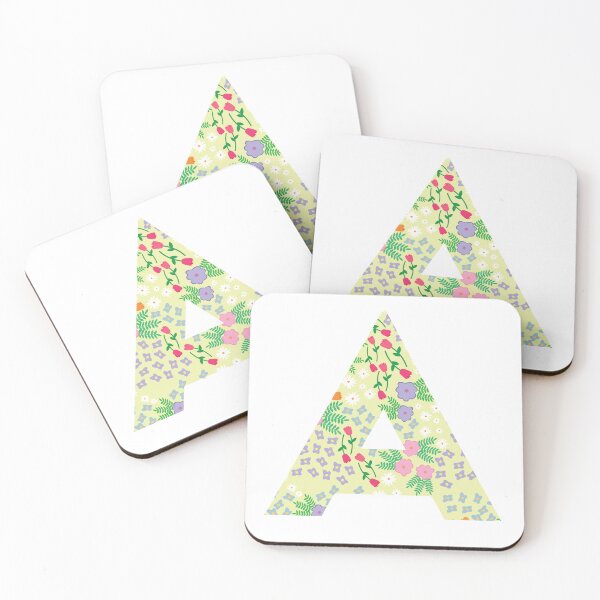 Item preview, A letter yellow floral designed and sold by ekb33-.