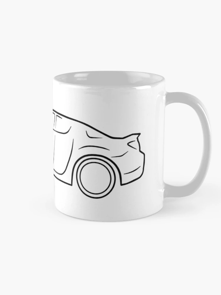 Aperçu 3 sur 6. Mug à café avec l'œuvre  Mazda RX8 R3 créée et vendue par AutoClub.