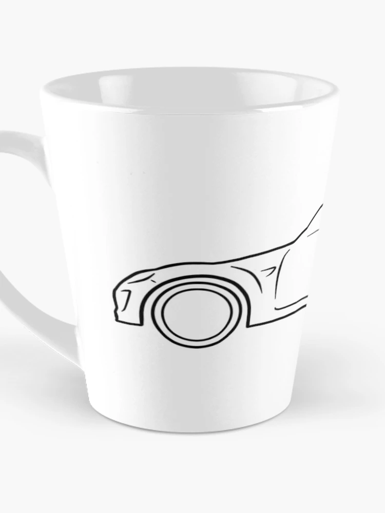 Aperçu 3 sur 4. Mug à café avec l'œuvre Mazda RX8 R3 créée et vendue par AutoClub.