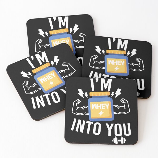 Item preview, Im Whey Into You Gym Sport Training Quote Collection Versión en blanco designed and sold by NasMansouri.