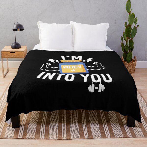 Item preview, Im Whey Into You Gym Sport Training Quote Collection Versión en blanco designed and sold by NasMansouri.