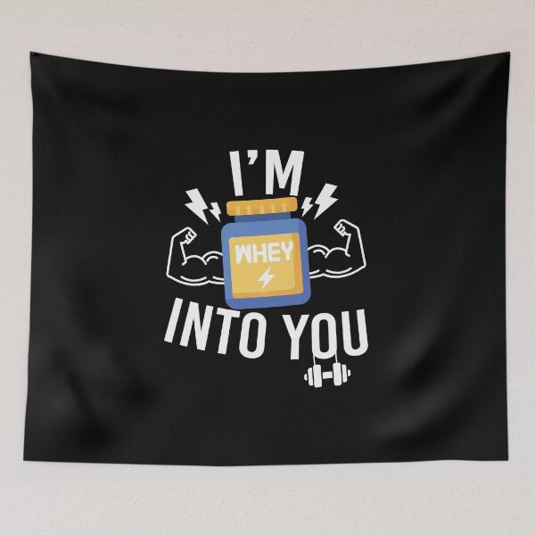 Item preview, Im Whey Into You Gym Sport Training Quote Collection White Version designed and sold by NasMansouri.