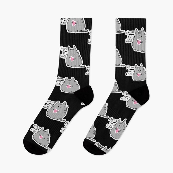 Item preview, Please BE KIND - CUTE CAT inspirational message - BE NICE - kindness matters - kitty cat lovers designed and sold by originalsusie.
