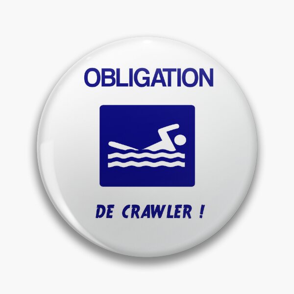 Aperçu de l'œuvre obligation de crawler cadeau nageur créée et vendue par Scelai.