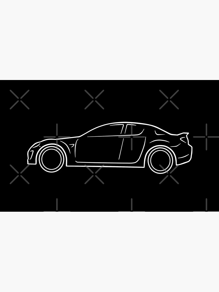 Aperçu 6 sur 6. Mug à café avec l'œuvre Mazda RX8 R3 créée et vendue par AutoClub.