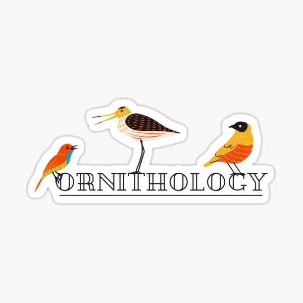 ornithology Sticker