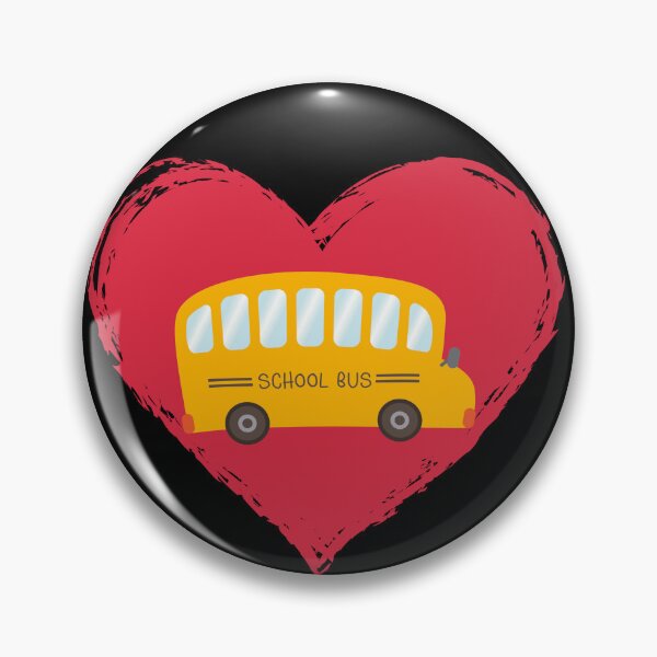 Item preview, Just A Kid Who Loves School Buses Heart  designed and sold by Wearablepsa.