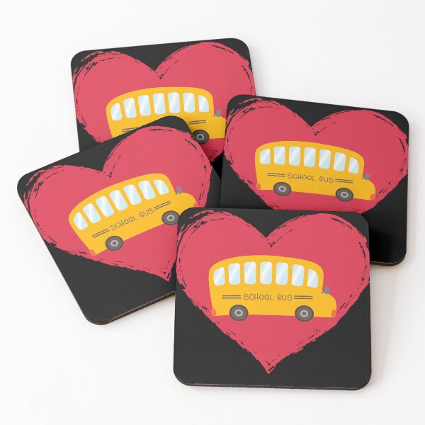 Item preview, Just A Kid Who Loves School Buses Heart  designed and sold by Wearablepsa.