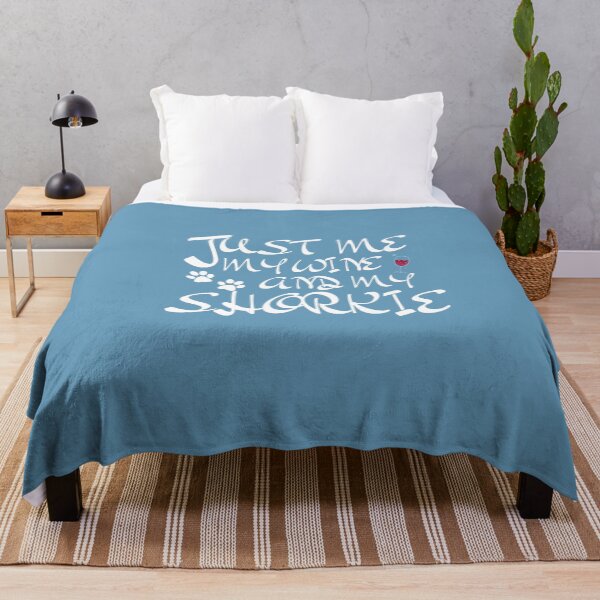 Item preview, Just Me My Wine And My Shorkie - Shorkie Dog Lover Fun Graphic - Fun Shorkie Gifts Classic T-Shirt designed and sold by PDesigns69.