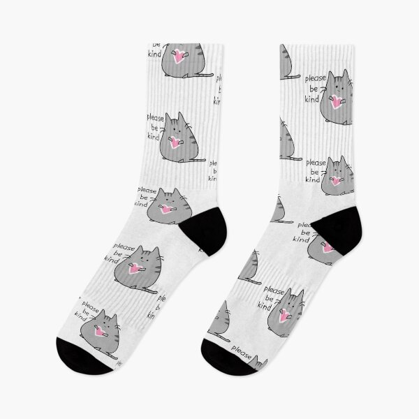 Item preview, Please BE KIND - inspirational message from CUTE CAT - BE NICE - kindness matters - kitty cat lovers designed and sold by originalsusie.
