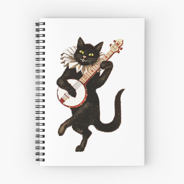 Item preview, Gato negro tocando la guitarra designed and sold by BellaProject.