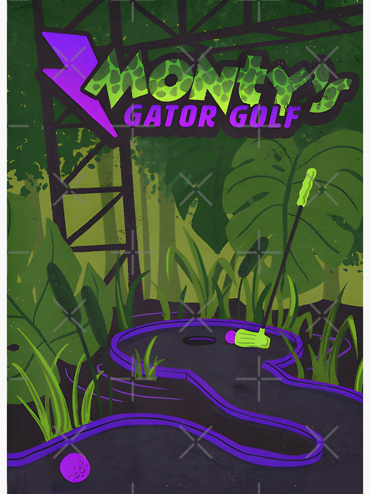 Thumbnail 2 von 2, Galeriedruck, Fnaf Montys Gator Golf designt und verkauft von -Momen-.