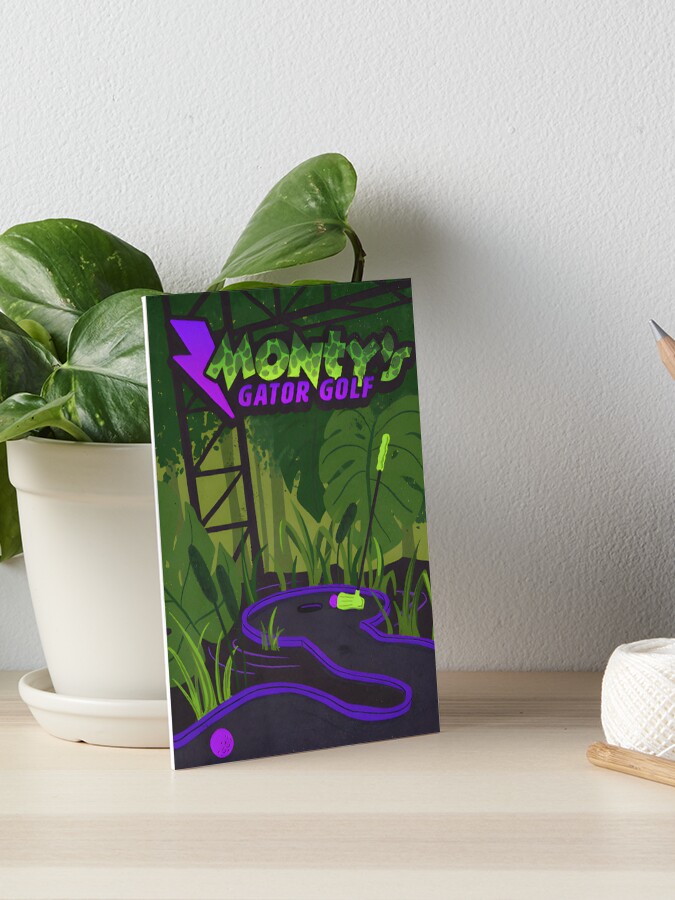 Thumbnail 1 von 2, Galeriedruck, Fnaf Montys Gator Golf designt und verkauft von -Momen-.