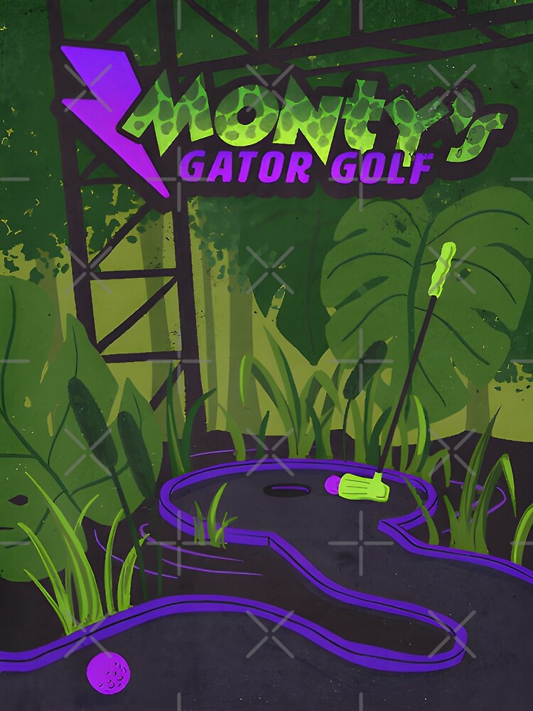 Discover Fnaf Montys Gator Golf Premium Matte Vertical Poster