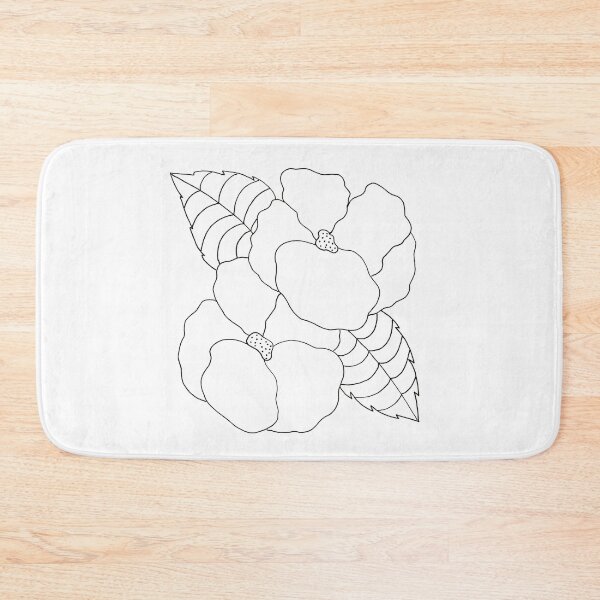 Item preview, Springtime Flowers Hand Drawn Doodle Paint Colour Color Your Own designed and sold by H3designs.