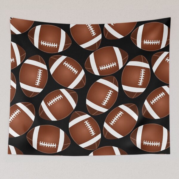 Item preview, American Football Game Pattern Balls Sport Sports Pigskin designed and sold by Draculaura2009.