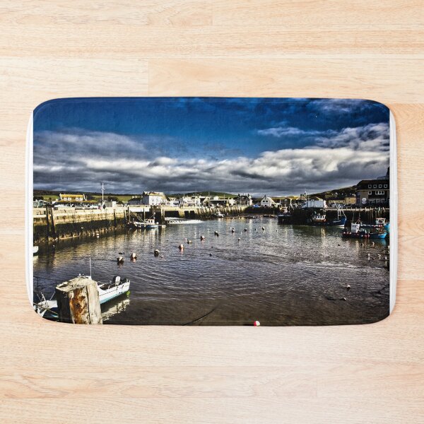 Item preview, West bay dramatic harbour  designed and sold by Ann Biddlecombe.
