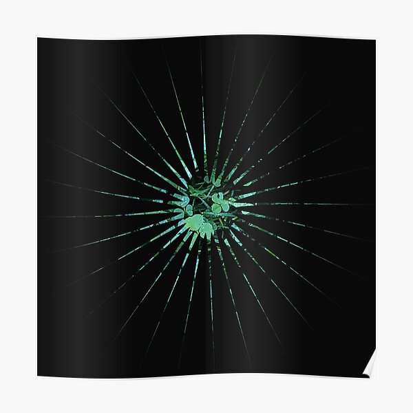 Lucky Clover in the Bursting Sun Poster