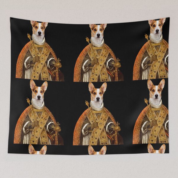 Item preview, Cute Beagle Distinguish Royal Dog Pets on renaissance oil painting designed and sold by katarsisworks.