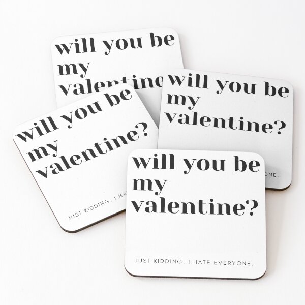 Item preview, Wil You Be My Valentine? Quote designed and sold by Pexxaa.