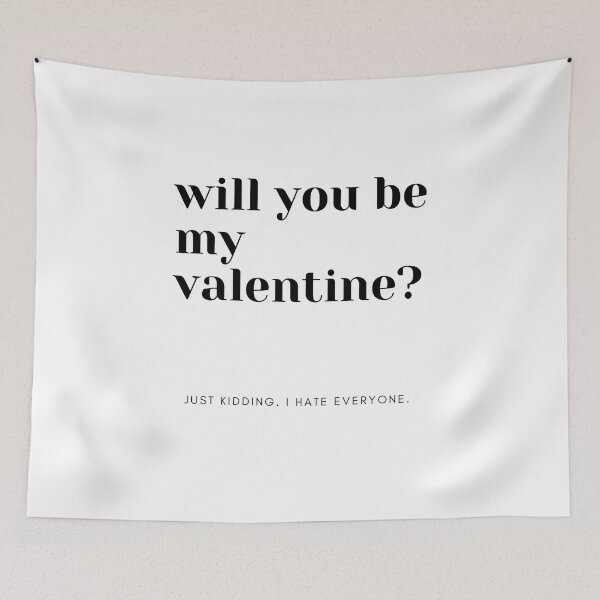 Item preview, Wil You Be My Valentine? Quote designed and sold by Pexxaa.