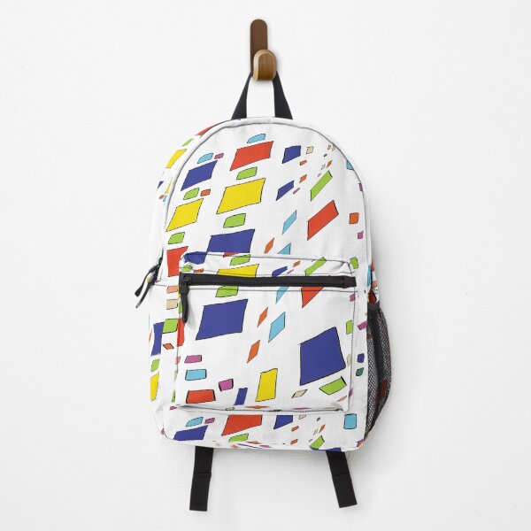 Item preview, colored squares in perspective abstract design designed and sold by Gustavoe.