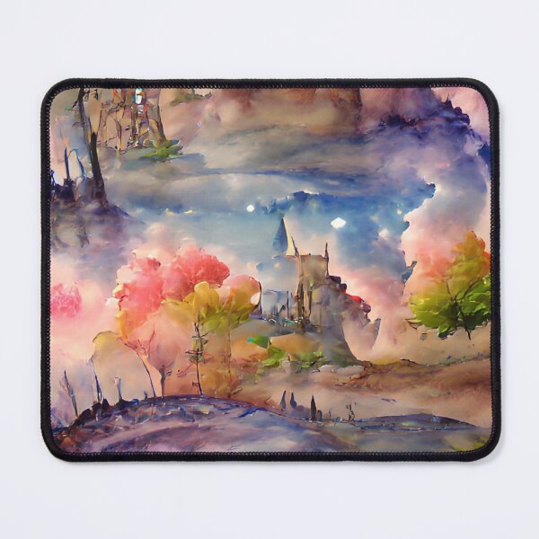 Item preview, Magical colorful fairytale landscape designed and sold by FlyingSprinkles.