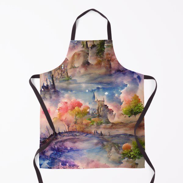 Item preview, Magical colorful fairytale landscape designed and sold by FlyingSprinkles.