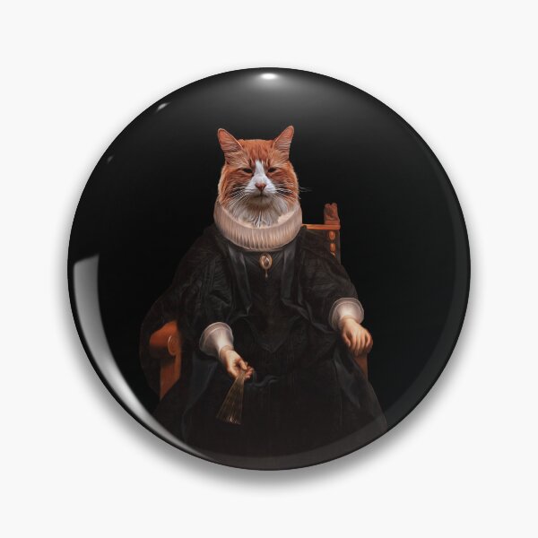 Artikelvorschau, Cute tabby cat Distinguish Royal Dog Pets on renaissance oil painting entworfen und verkauft von katarsisworks.