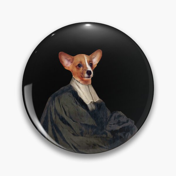 Item preview, Cute Small dog Distinguish Royal Dog Pets on renaissance oil painting designed and sold by katarsisworks.