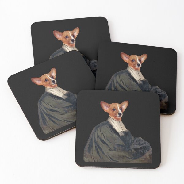 Item preview, Cute Small dog Distinguish Royal Dog Pets on renaissance oil painting designed and sold by katarsisworks.